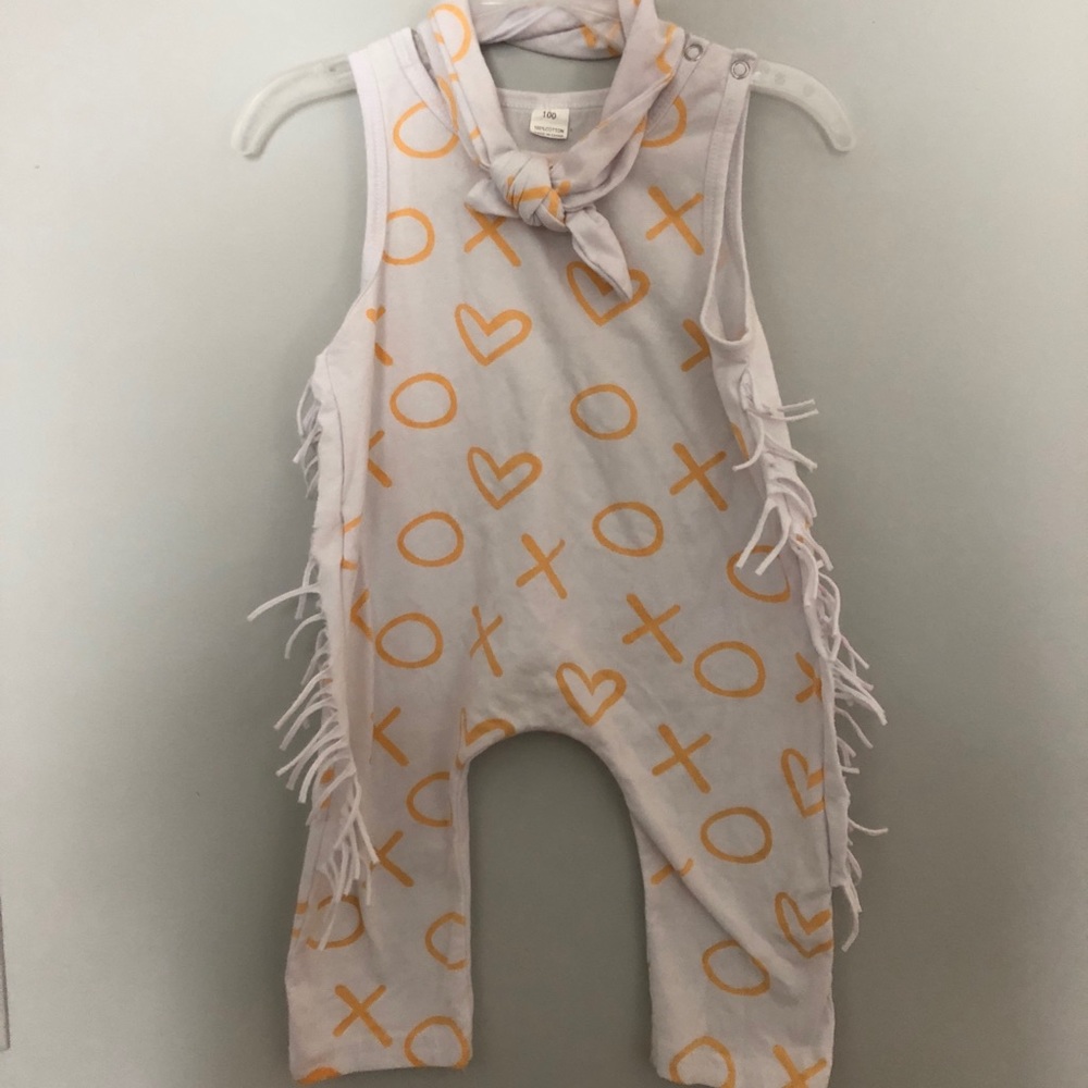 12 month romper with headband